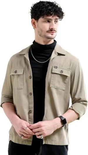 The Indian Garage Co. Men's Printed Casual Shirt