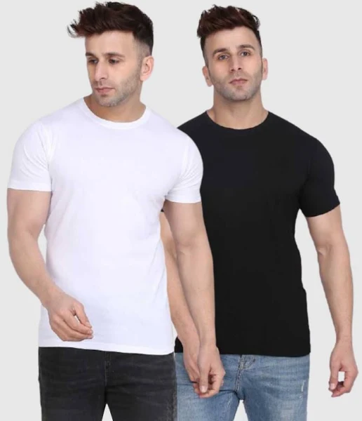 Men's Versatile Color Block T-Shirt